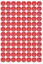 Hygiene Label Sticker Glossy 96 Pcs Red Right of Withdrawal Label (3.5X3.5CM) - 3