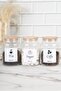 3-Piece Wooden Vacuum Lid English Label Tea Sugar Coffee Storage Container Glass Jar 800 Ml - 3