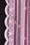 Sik Pleated Pink Star Tulle 1X3 Background Curtain Single Panel - 2