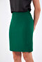 Double Slit Side Pencil Skirt - 2