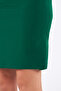Double Slit Side Pencil Skirt - 3