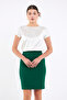 Single Slit Front Pencil Skirt
