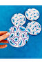 Blue Bead Evil Eye Bead - Coaster