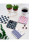 Sleepy Cat Coaster - Blue Pajamas - 3