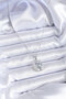 Moon Star Model Zircon Stone 316l Silver Women's Necklace - 2