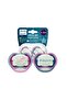 Ultra Air Night for Girls - 6-18 Months Night Pacifier Shines - 2