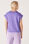 Regular Fit Regular Cut 100% Cotton Crew Neck Lilac T-Shirt - 6