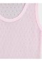 suspender baby bodysuit jacquard 100% COTTON NATURAL FABRIC BREATHABLE PINK - 2