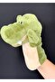 Mouth Moving Plush Donkey Elephant Frog Crocodile Giraffe Lamb Cow Duck Toy Hand Puppet - 6