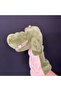 Mouth Moving Plush Donkey Elephant Frog Crocodile Giraffe Lamb Cow Duck Toy Hand Puppet - 5