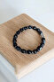 Large Agate Bracelet, Faceted Cut Agate Stone Bracelet, 10mm - 6
