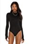 Women's Finger-Snap Neck Bodysuit