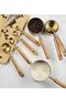8pcs Wooden Handle Dry and Liquid Stainless Steel Measuring Cup - 7