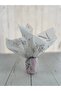 Black Floral Tissue Paper / Packaging Paper - 100 Pieces - 4