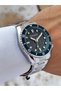 Silver-Blue Color Waterproof Steel Band Men's Wristwatch with Calendar - 4