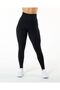 Black Seamles Gathered Leggings - 4