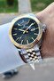 Green Dial Gold Silver Color Gift Packed Calendar and Casual Men's Wristwatch