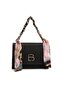 Women's Hand and Shoulder Bag with Scarf Accessory - 5