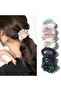 100% Pure Mulberry Silk Women's Scrunchie Hair Tie Mink Gray - Soft Comfortable Elastic Scrunchie for Sleep - 2