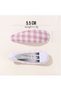 10-Piece Special Series Embroidered Floral Model Children's Snap Buckle Set - Baby Girl Snap Hair Clip Model-9 - 4