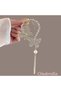 Butterfly Women's Bun Hair Clip Gold Metal - New Style Dangling Pearl and Crystal Stone Hair Clip - 3