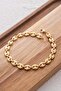 Steel Sailor Model Chain Bracelet Coffee Bean 5mm Chain Unisex 17Cm+4Cm&21Cm - 4