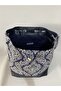 Patterned Navy Blue Backpack - 5