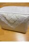 Satin White Sweater with Pearls Hurcu Quilted Dowry Box 30x40x20 - 4