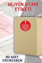 Hygiene Label Sticker Glossy 96 Pcs Red Right of Withdrawal Label (3.5X3.5CM) - 2