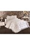 French Lace Lalezar Bridal Set 7 Pieces Cream 240x250 cm - 2
