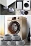 Gray Silicone Based Sound and Vibration Reducing Stand for 4 Washing Machines and Dryers - 3
