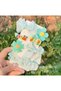 Kawai Korean Japanese Y2K Kpop Flower Teddy Bear Butterfly Ribbon Bow Girl Child Women Hair Scrunchy Set - 2