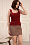 Women's Square Neck Strap Blouse
