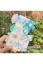 Kawai Korean Japanese Y2K Kpop Flower Teddy Bear Butterfly Ribbon Bow Girl Child Women Hair Scrunchy Set - 2