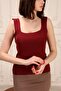 Women's Square Neck Strap Blouse - 5