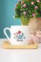 Science Teacher Gift Turkish Coffee Cup with Wooden Base and Pen Holder - 3