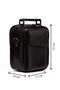 Men's Black Hand and Shoulder Bag with Phone Compartment and Steel Case Daily Travel Bag Medium Size - 5