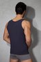 Men's Navy Blue Crew Neck Undershirt - 2