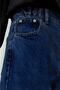 90's Dark Blue High Waist Mom Jeans - 8
