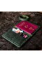 Sareban Khaki Green Passport Case Travel Wallet