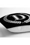 Black and White Wreathed Letter D Special Design Digital Printed Pillow Cushion Cover - 3