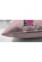 Double Sided Pink Floor Tropical Leaf N Letter Special Design Modern Suede Pillow Throw Pillow Cover - 3