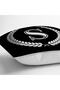 Black and White Wreathed Letter S Special Design Digital Printed Pillow Cushion Cover - 3