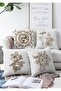 Set of 4 Double Sided White Background Black Pencil Drawing Digital Printed Modern Raschel Throw Pillow Cover