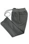 Unisex Gray Fabric Children's Pants with Elastic Waist (Ribbed) (School Pants)