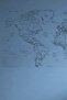 ملصق حائط لخريطة العالم (110 × 56 سم) - 3