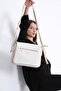 Women's Cream Powder Cross Shoulder Bag - 4