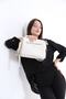 Women's Cream Cross Shoulder Bag - 2
