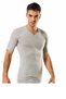 Underwear Men's V-Neck Ribbed Short Sleeve Undershirt - 3
