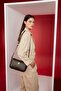 Coffee Small Alphabet Women's Shoulder Bag 05Po22Y1539